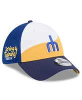 New Era Men's Gold/Blue Seattle Mariners 2025 Spring Training 39THIRTY Flex Hat