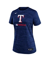 Nike Women's Royal Texas Rangers Authentic Collection Velocity Performance T-Shirt