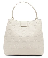 Betsey Johnson Skull Boss Small Bucket Bag