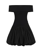 Nocturne Women's Off The Shoulder Mini Dress