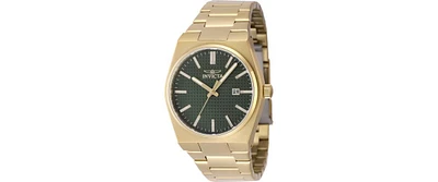 Invicta Men's Speedway Quartz 3 Hand Green Dial Watch