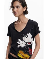 Desigual Women's Mickey Mouse T-shirt