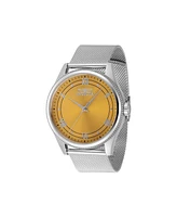 Invicta Men's 48481 Celestial Quartz 3 Hand Yellow Dial Watch