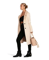 Belle & Bloom Women's Lexington Two Tone Wool Blend Coat