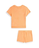 Polo Ralph Lauren Toddler and Little Boys Terry Sweatshirt Short Set