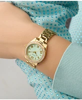 Guess Women's Analog Gold-Tone Steel Watch, 30mm