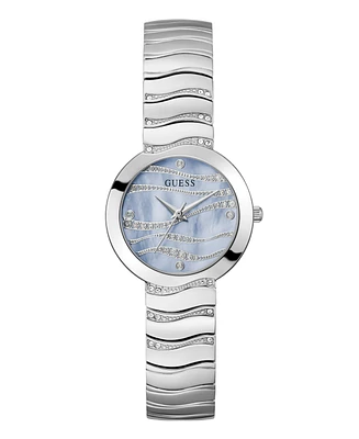 Guess Women's Analog Silver-Tone Steel Watch, 30mm