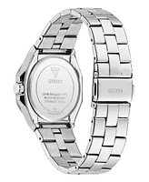 Guess Women's Analog Silver-Tone Stainless Steel Watch, 34mm