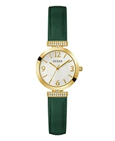 Guess Women's Analog Genuine Leather Watch