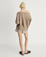 Mango Women's Oversize Knit Sweater