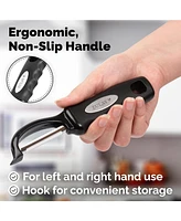 Swivel Peeler with Razor Sharp Stainless Steel Blades & Strong Ergonomic Handle