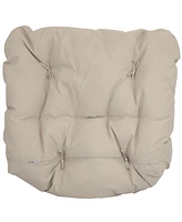 Egg Chair Cushion Replacement with Head Pillow Beige