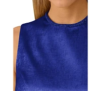 Adrianna by Papell Women's Beaded-Neck Foil Romper