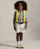 Polo Ralph Lauren Toddler and Little Boys Plaid Cotton Poplin Shirt