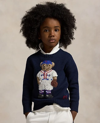 Polo Ralph Lauren Little Boys Bear Cotton Sweater