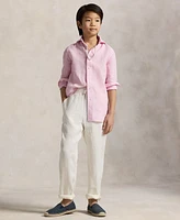 Polo Ralph Lauren Big Boys Striped Linen Shirt
