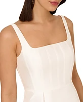 Adrianna Papell Women's Mikado Fit & Flare Dress