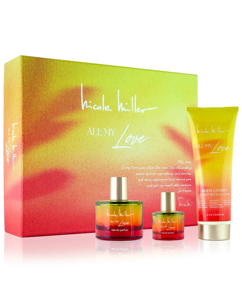 Nicole Miller 3-Pc. All My Love Eau de Parfum Gift Set