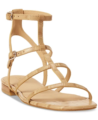 Lauren Ralph Women's Everley Gladiator Flat Sandals