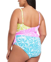 Bleu by Rod Beattie Plus Sock It To Me Tie-Side Swimsuit