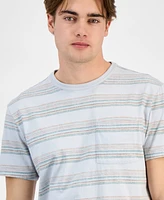 Sun + Stone Men's Regular-Fit Multistripe Pocket T-Shirt, Exclusively at Macy's
