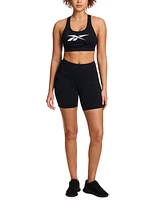 Reebok Women's Id Train High-Rise Stretch Bike Shorts
