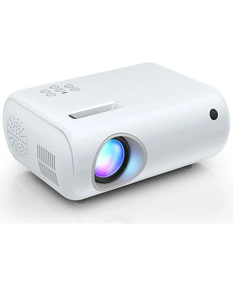 Elephas Mini Projector, 2024 Upgraded Portable Projector with 9000 Lux and Full Hd 1080P, Movie Projector Compatible with iOS/Android Phone/Tablet/Lap