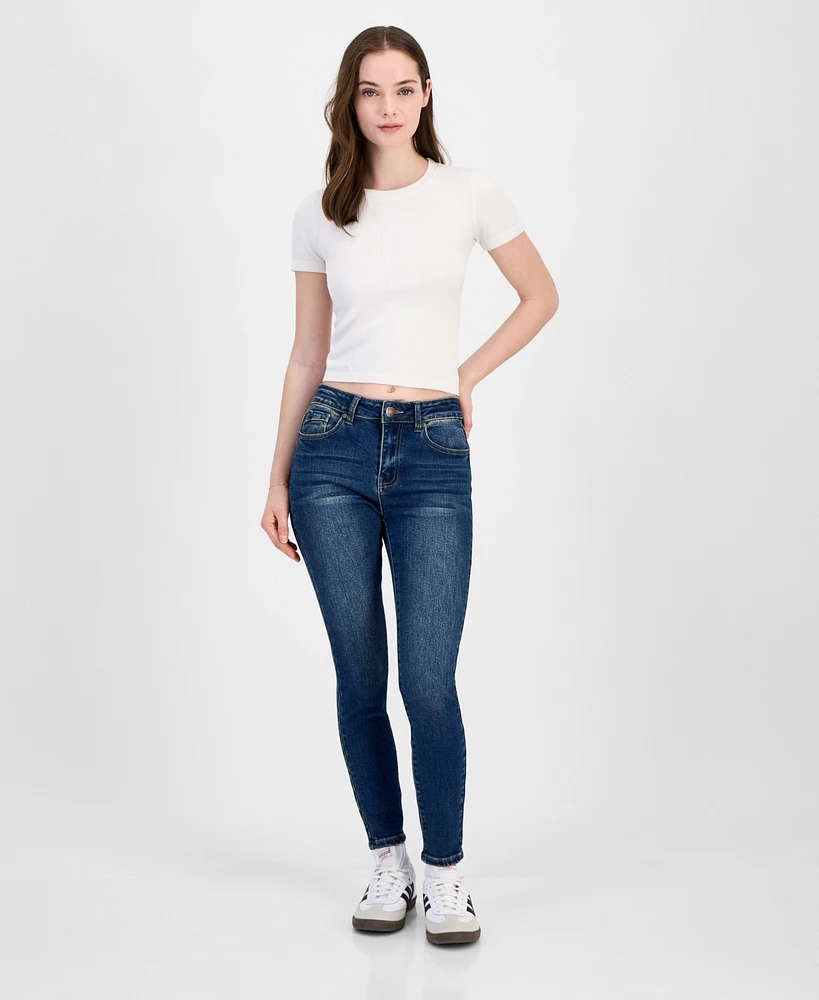 Gogo Jeans Juniors' Stretch Curvy Skinny