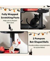 Gothic Cat Tree Stylish & Spooky Multi-Level Tower for Cats