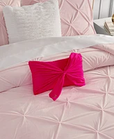 Juicy Couture Velvet Bow Decorative Pillow, 10" x 18"