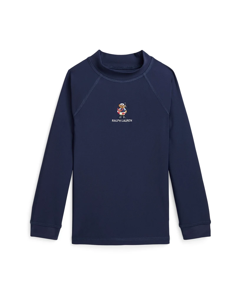 Polo Ralph Lauren Toddler and Little Boys Bear Performance Rash Guard