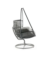 Reno Outdoor Wicker Swivel Lounge Chair
