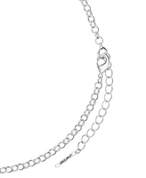 Unwritten Diamond Cut Clover Pendant Necklace