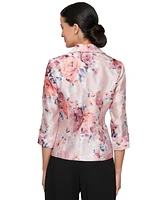 Alex Evenings Petite Printed 3/4-Sleeve Top