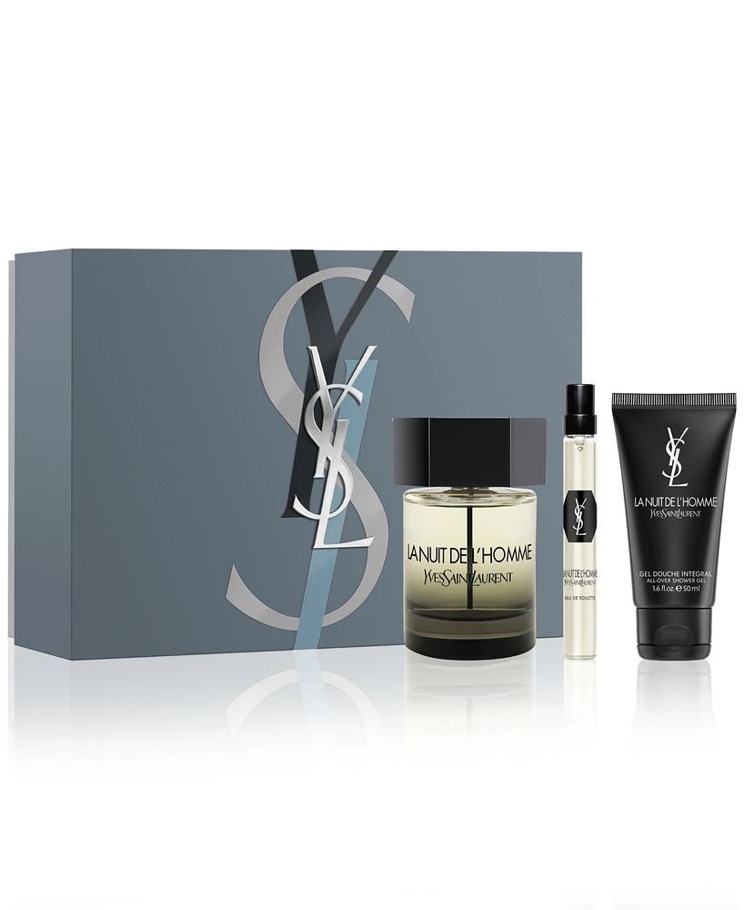 Yves Saint Laurent Men's 3-Pc. La Nuit de L'Homme Eau de Toilette Gift Set
