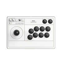 8Bitdo Wireless Arcade Fight Stick for Xbox Series X|S, Xbox One and Windows 10 with 3.5mm Audio Jack - Officially Licensed - White