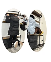5-in-1 Entryway Bench with Drawers, Hooks, and Shoe Rack