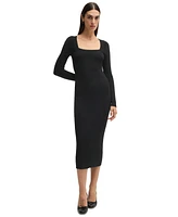 Boss by Hugo Women's Knitted Relaxed-Fit Dress