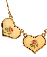 2028 Enamel Multi Heart Collar Necklace