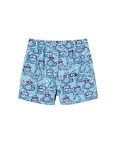 Toddler/Child Boys Happy Shark Print Swim Trunk