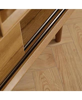 Sophisticated Shoe Changing Bench with Modern 3D Design and Ample Storage