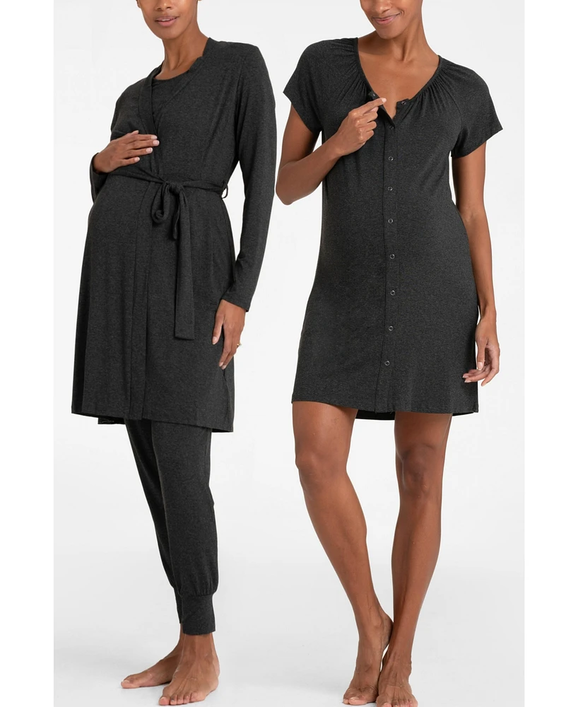 Seraphine Women's Maternity Sleep Set 4-Piece