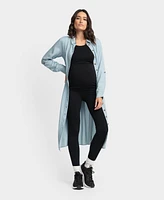 Seraphine Women's Maternity Denim Style Shirt Dress
