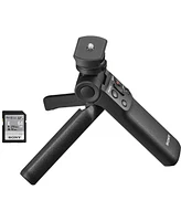 Sony Zv-1F Vlogging Camera, White with ACCVC1 Vlogger Accessory Kit