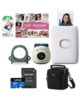 Fujifilm Instax Pal Digital Camera and Mini Link 2 Smartphone Printer Bundle With Lexar 32GB Micro Sd Memory Card with Sd Adapter and Slinger Multi-De