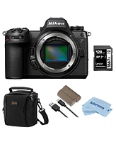 Nikon Z6III Mirrorless Camera, Bundle with Silver Series 128GB Uhs-ii Sdxc Memory Card, En-EL15c Lithium-Ion Battery, Alpine 120 Shoulder Bag, Cleanin