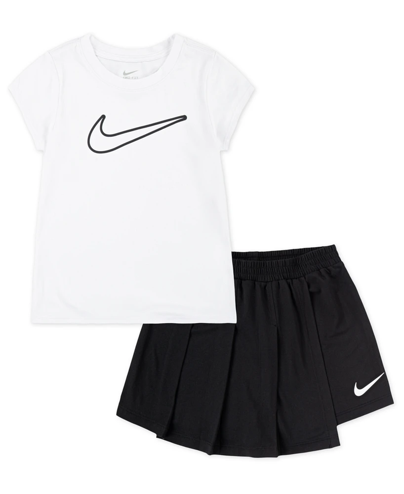 Nike Little Girls 2-Piece All Day Play Skort Set