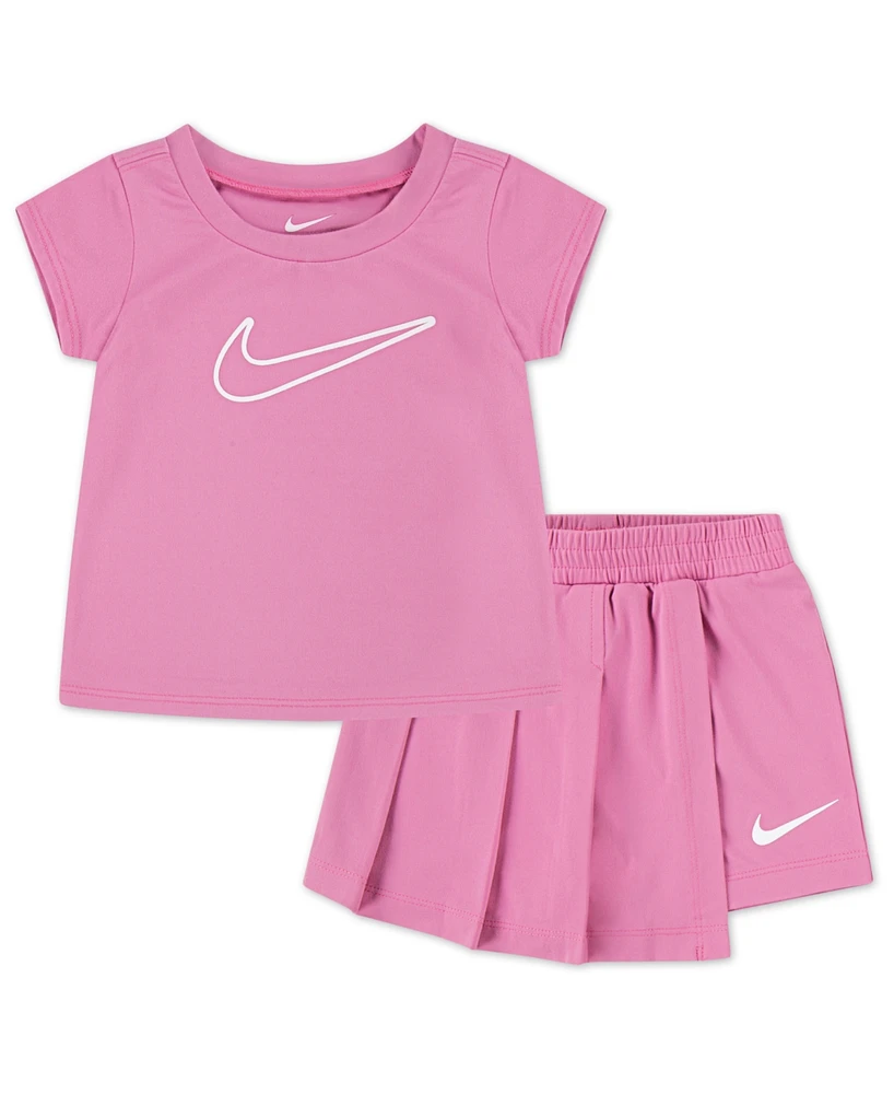 Nike Little Girls 2-Piece All Day Play Skort Set
