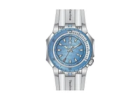 Technomarine's Men's Tm-224007 Manta Sea Quartz 3 Hand Light Blue Dial Watch