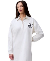 Calvin Klein Jeans Women's Long-Sleeve Rugby Polo Dress